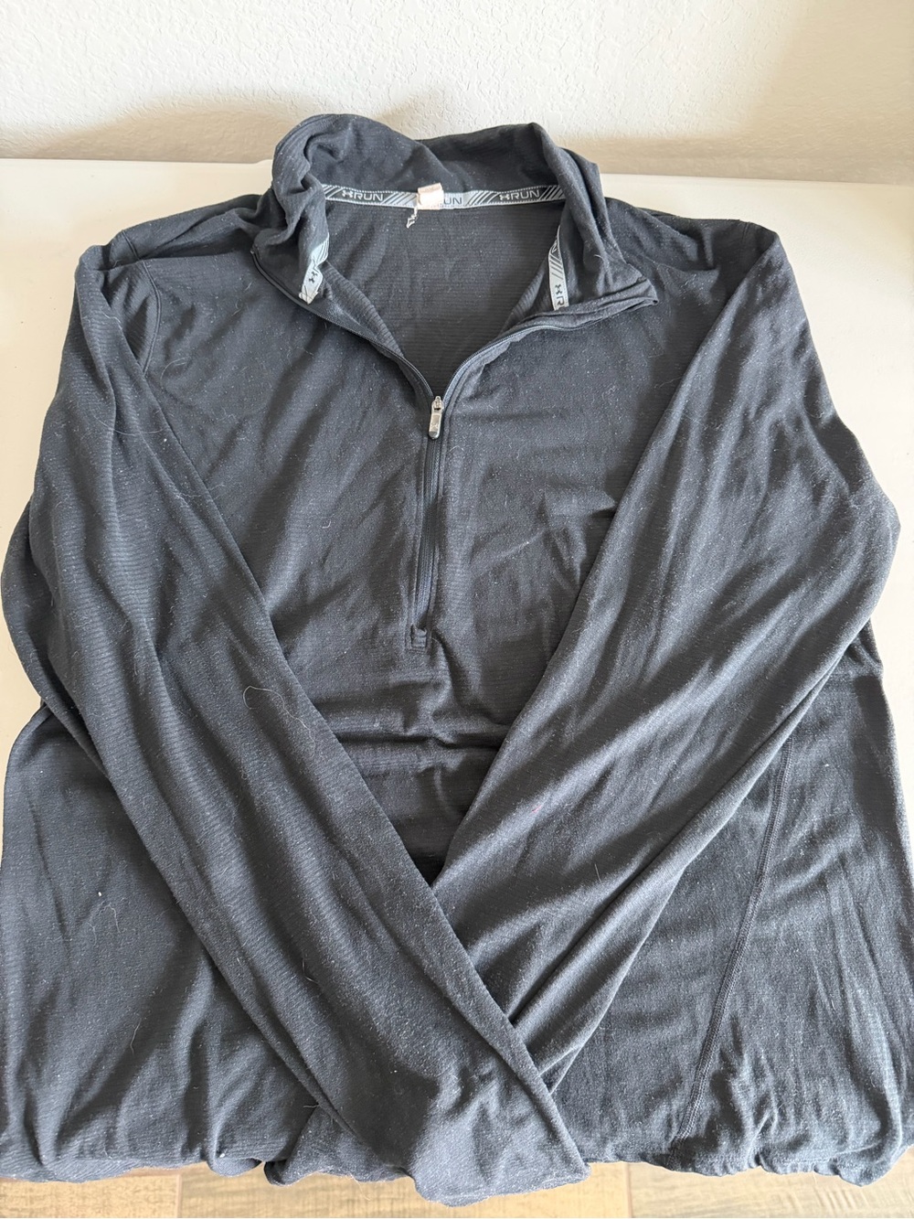 Under Armour Black Half-Zip Pullover Sweater